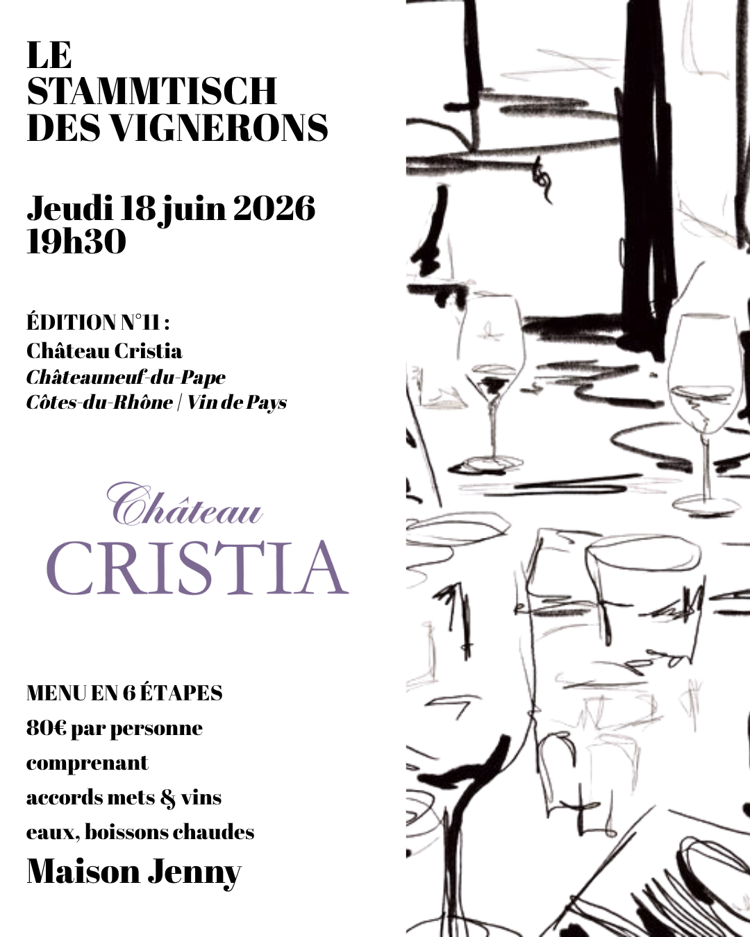 Jeudi 18 juin 2026 – Le Stammtisch des Vignerons Edition N&deg;11 Illzach