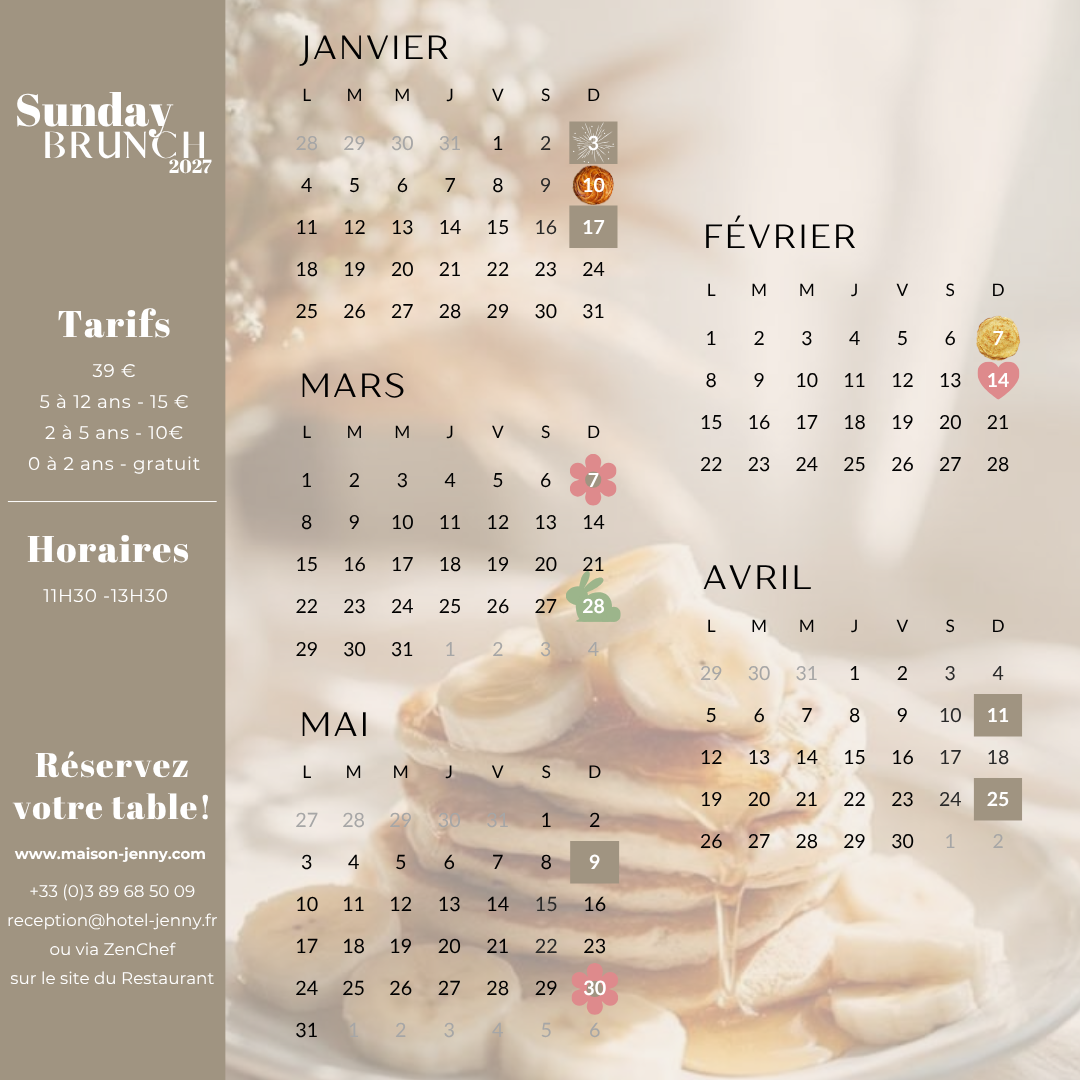2 | Maison Jenny Nos Sunday Brunchs 2027 Pfastatt 8