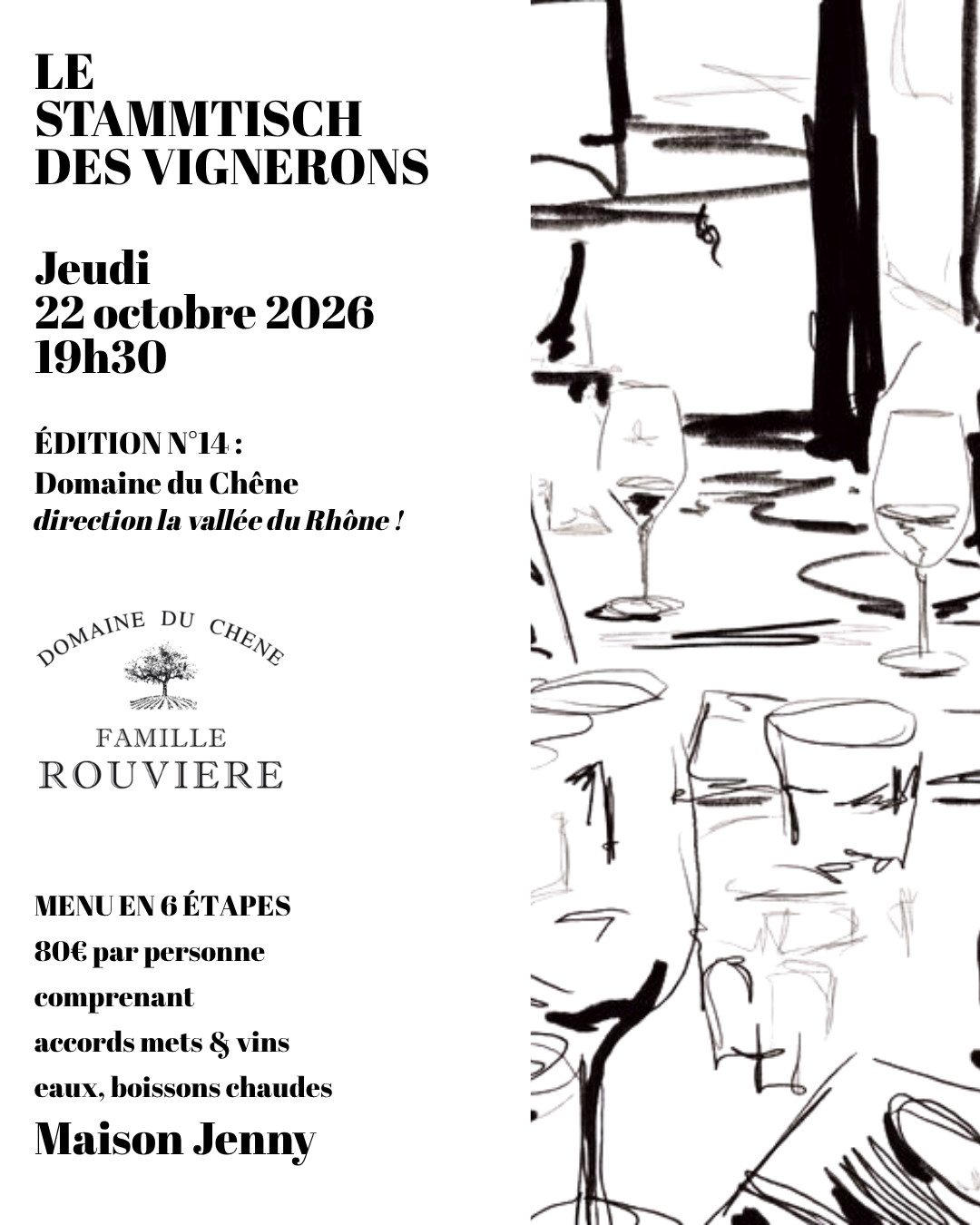Jeudi 22 octobre 2026 – Le Stammtisch des Vignerons Edition N&deg;14 Illzach