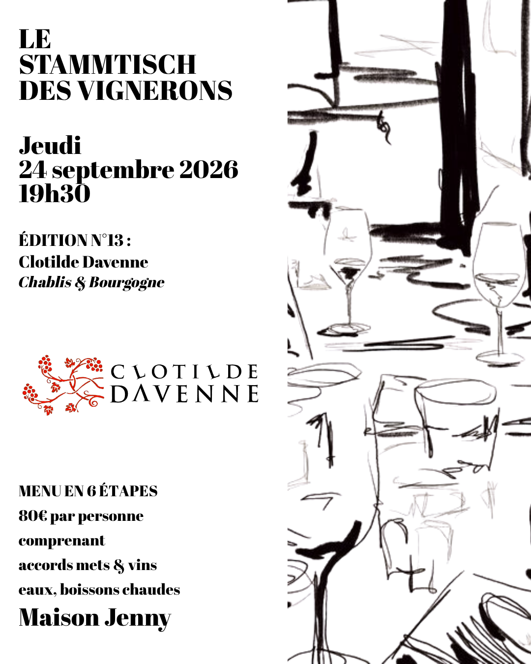 Jeudi 24 septembre 2026 – Le Stammtisch des Vignerons Edition N&deg;13 Illzach